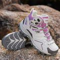 Chaussures de randonnée antidérapantes Trekaro, maintien montant à la cheville, en violet, rose ou noir