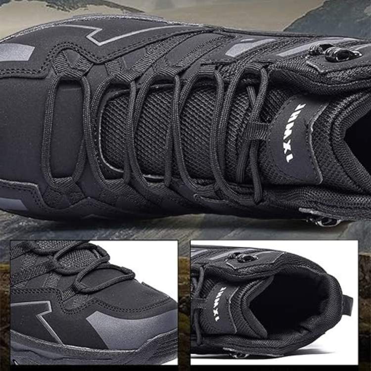 Chaussures de randonnée antidérapantes Trekaro, maintien montant à la cheville, en violet, rose ou noir