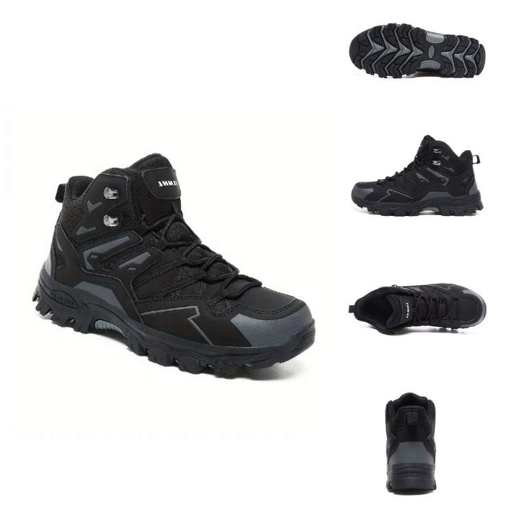 Chaussures de randonnée antidérapantes Trekaro, maintien montant à la cheville, en violet, rose ou noir