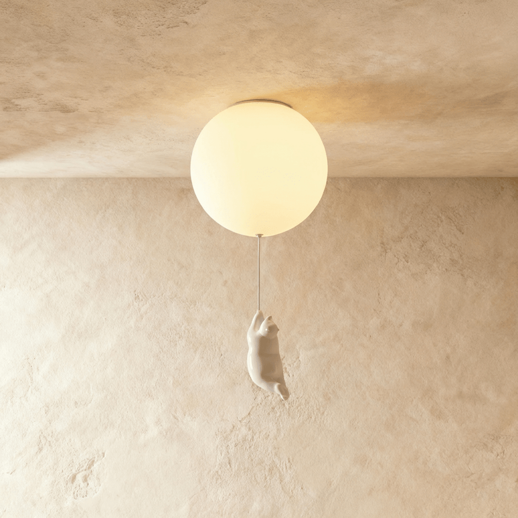 Lampada da Soffitto Bear Balloon per Cameretta, Carina Lampada Notturna Moderna  
