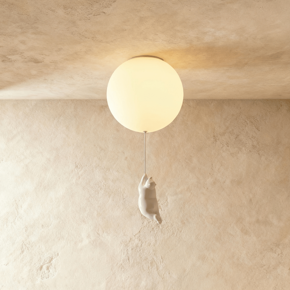 Lampada da Soffitto Bear Balloon per Cameretta, Carina Lampada Notturna Moderna  