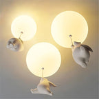 Lampada da Soffitto Bear Balloon per Cameretta, Carina Lampada Notturna Moderna  