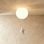Lampada da Soffitto Bear Balloon per Cameretta, Carina Lampada Notturna Moderna  