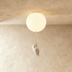 Lampada da Soffitto Bear Balloon per Cameretta, Carina Lampada Notturna Moderna  