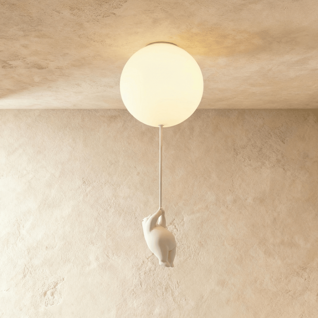 Lampada da Soffitto Bear Balloon per Cameretta, Carina Lampada Notturna Moderna  