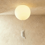 Lampada da Soffitto Bear Balloon per Cameretta, Carina Lampada Notturna Moderna  
