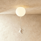 Lampada da Soffitto Bear Balloon per Cameretta, Carina Lampada Notturna Moderna  