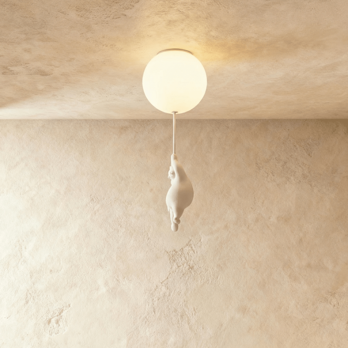 Lampada da Soffitto Bear Balloon per Cameretta, Carina Lampada Notturna Moderna  