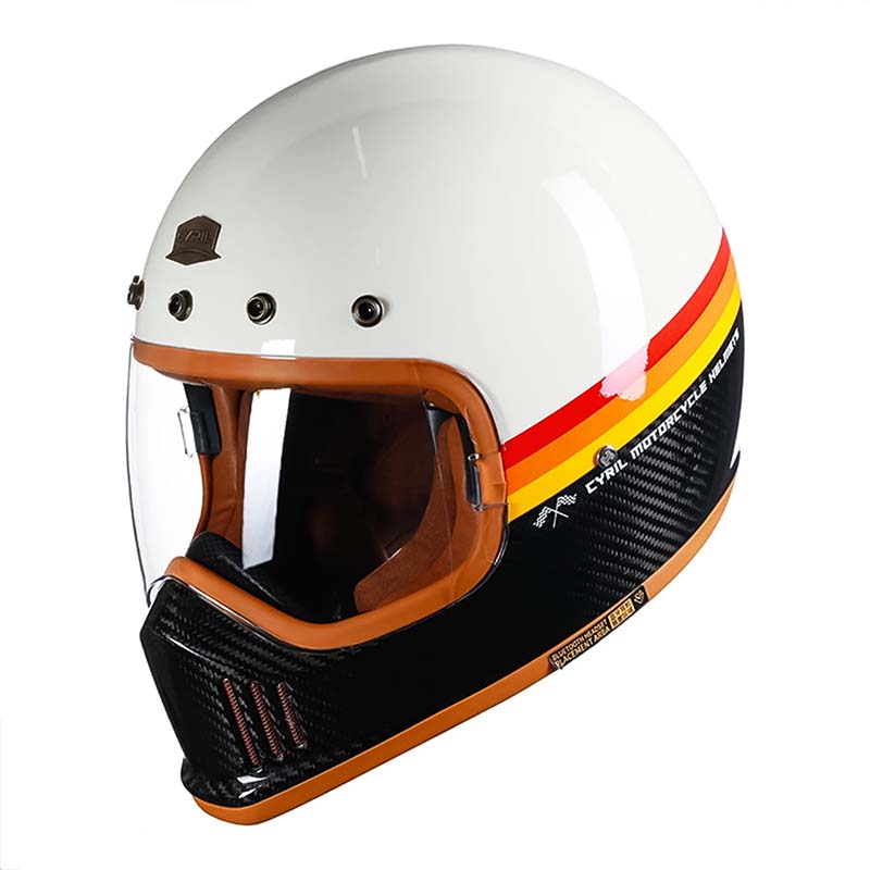 Carbon Fiber Motorcycle Helmet With DOT And ECE Certification | Fioriscas
