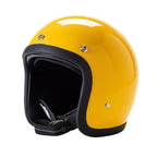AeroGuard Retro Motorcycle Helmet, DOT & ECE Certified, Fiberglass Shell