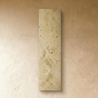 Lumina Travertine Wall Lamp With Warm Architectural Glow
