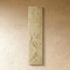 Lumina Travertine Wall Lamp With Warm Architectural Glow