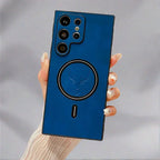 PU Leather Case For Samsung Galaxy S24 S23 S22 S21, Wireless Charge
