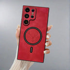 PU Leather Case For Samsung Galaxy S24 S23 S22 S21, Wireless Charge