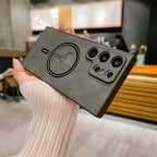 PU Leather Case For Samsung Galaxy S24 S23 S22 S21, Wireless Charge
