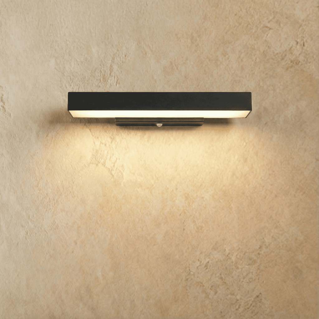 Luz de Parede Exterior Lumencrest Pro com Sensor IP54 Alumínio