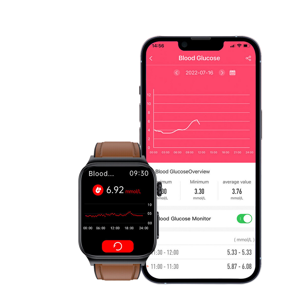 NovaPulse-smartwatch til velværetracking med intuitiv sundhedsapp