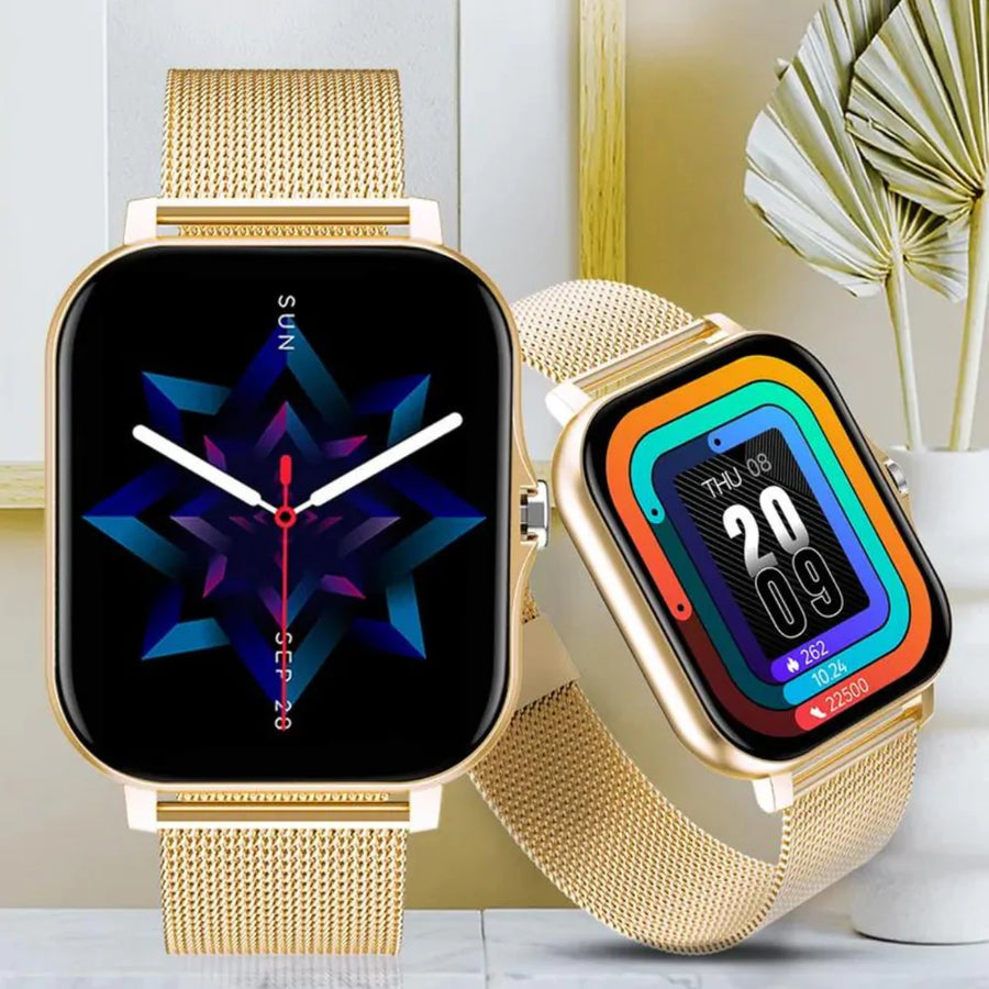 שעון חכם עם שיחות Bluetooth וצג מגע, PulseWave