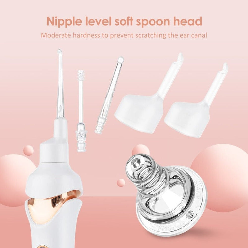 QuietEar Ear Wax Removal Tool With Gentle Vacuum Suction & LED