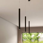 AeroLume Minimalistische Pendelleuchte aus Aluminium, warmweißes 2700K-LED-Licht