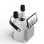 100W Portable Karaoke Machine With Bluetooth 5.3 & Dual Wireless Mics