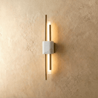 AuraMarble LED nástěnná lampa s kovovým rámem pro ambientní světlo