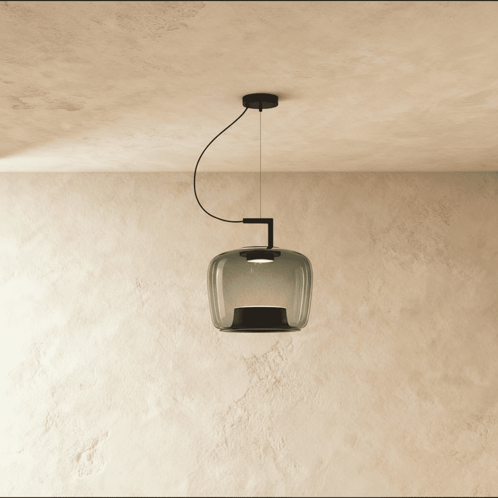 EraLumen Glass Pendant Light With Modern Vintage Charm