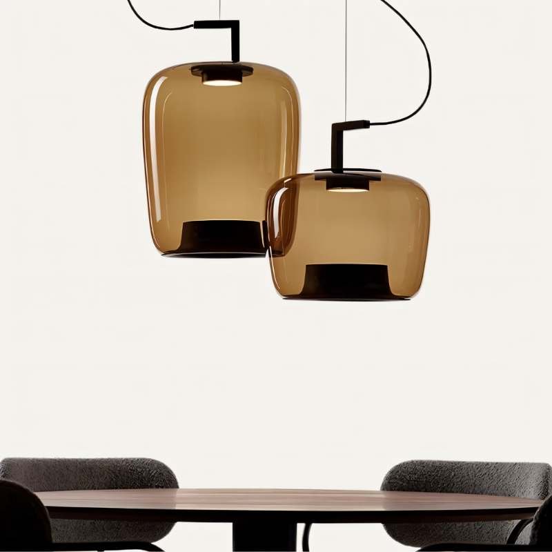 EraLumen Glass Pendant Light With Modern Vintage Charm