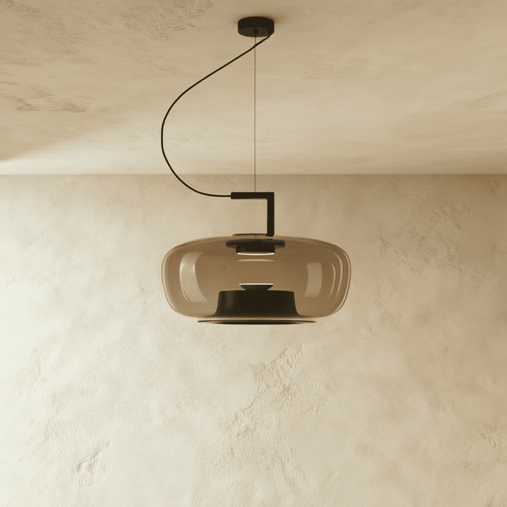 EraLumen Glass Pendant Light With Modern Vintage Charm