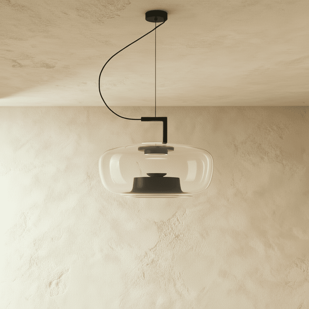 EraLumen Glass Pendant Light With Modern Vintage Charm