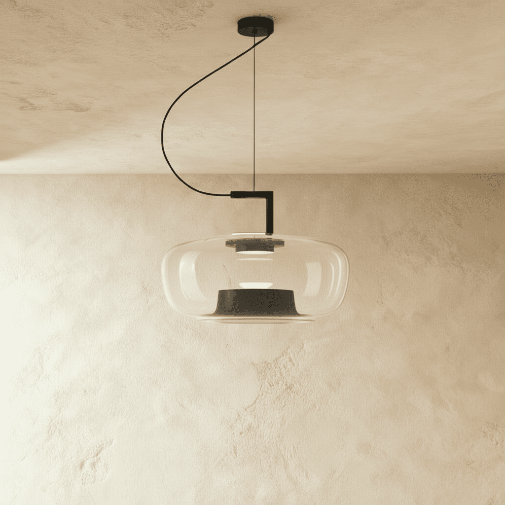 EraLumen Glass Pendant Light With Modern Vintage Charm
