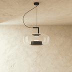 EraLumen Glass Pendant Light With Modern Vintage Charm