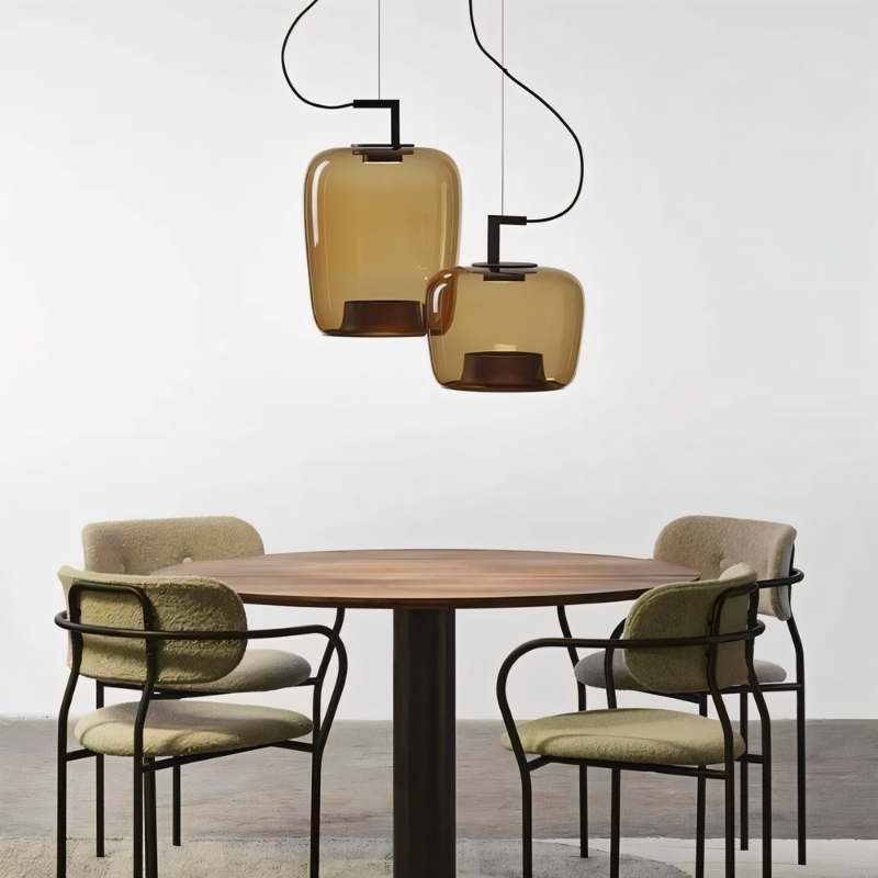 EraLumen Glass Pendant Light With Modern Vintage Charm