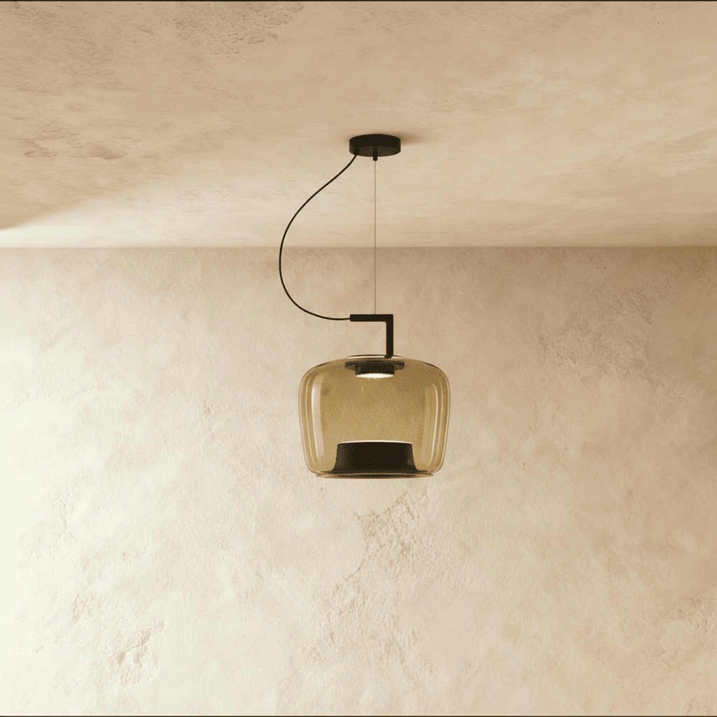 EraLumen Glass Pendant Light With Modern Vintage Charm