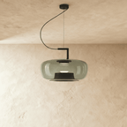 EraLumen Glass Pendant Light With Modern Vintage Charm