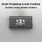 Compact Voice Recorder, LumenWhisp Ultra-Slim Dictation Device, 16GB