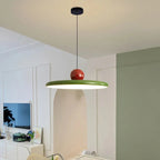 Lunara Pendelleuchte mit Glasscheibe, von Bauhaus inspirierte skandinavische LED-Leuchte