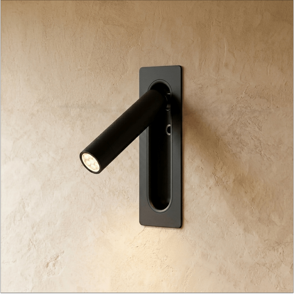 NexaGlow Compact Bedside Reading Lamp With Metal And Acrylic