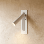 NexaGlow Compact Bedside Reading Lamp With Metal And Acrylic