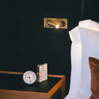 NexaGlow Compact Bedside Reading Lamp With Metal And Acrylic