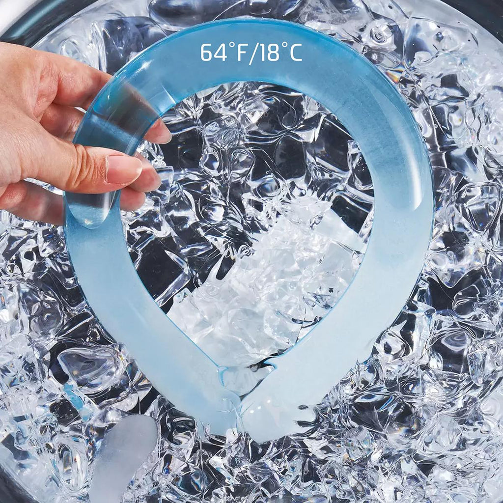 Hűsítő nyakpánt, FrostLoop fázisváltó, újrahasználható nyakhűtő