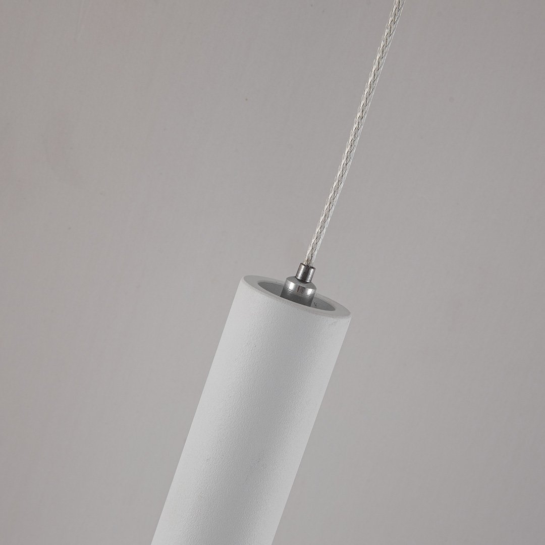 AeroLume Minimalistische Pendelleuchte aus Aluminium, warmweißes 2700K-LED-Licht