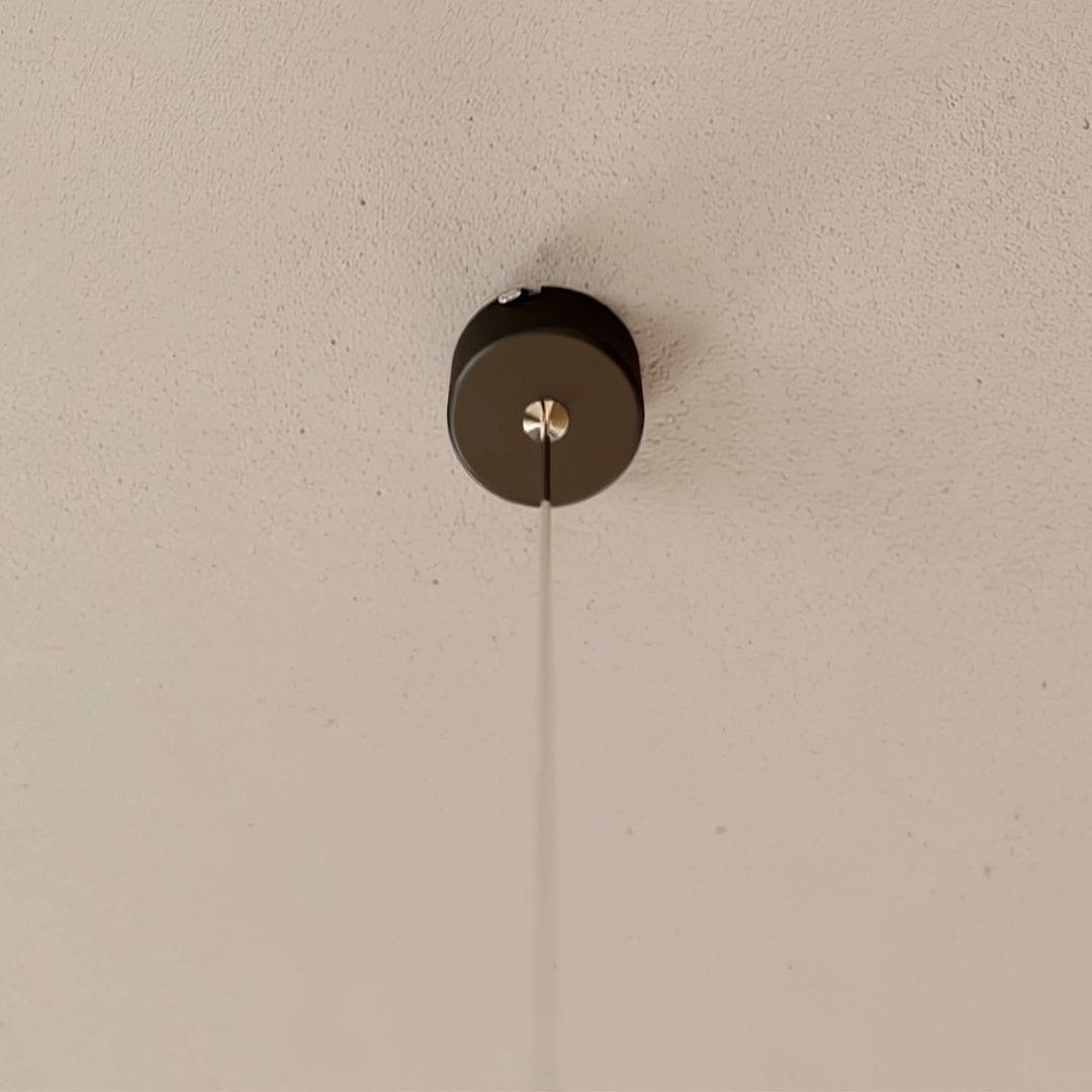 AeroLume Minimalistische Pendelleuchte aus Aluminium, warmweißes 2700K-LED-Licht