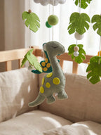 Natural Wood Crib Mobile To Calm Your Baby At Bedtime