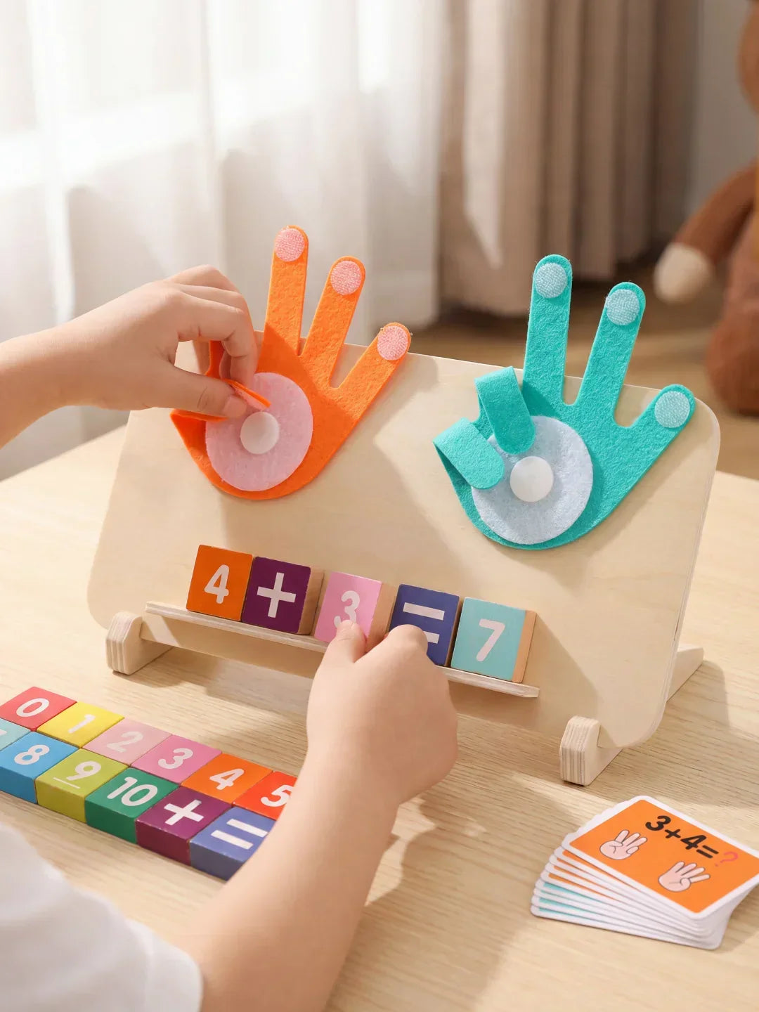 Montessori Wooden Baby and Toddler Math Board | Fioriscas
