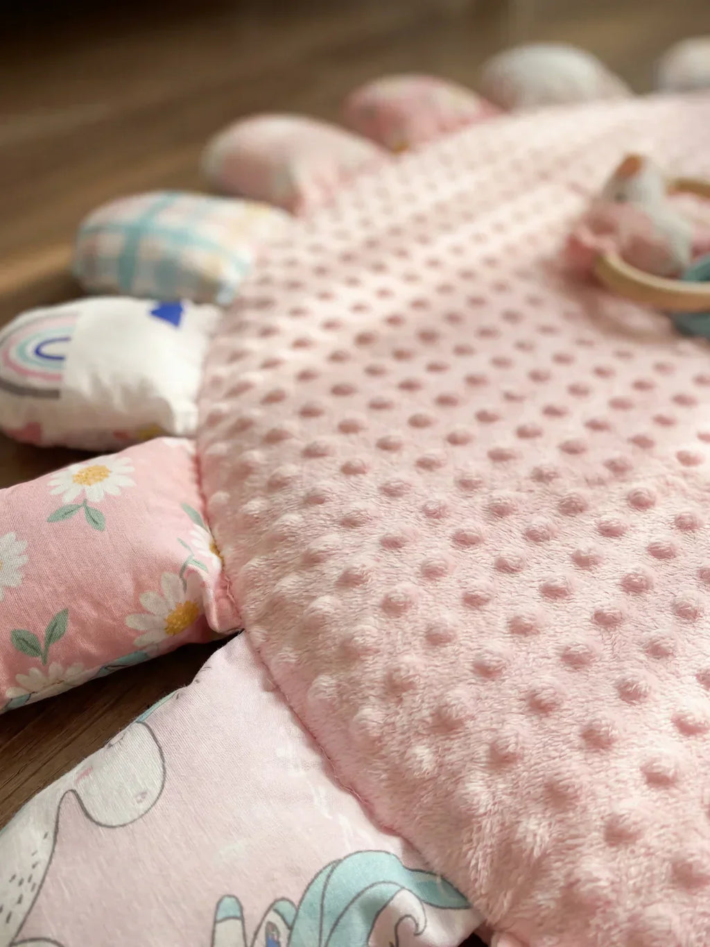 حصيرة لعب مبطنة للأطفال من القطن المبطّن، 120 × 120cm