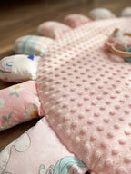 حصيرة لعب مبطنة للأطفال من القطن المبطّن، 120 × 120cm